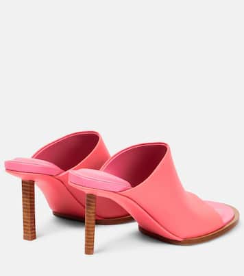 Les Mules Rond Carré leather pumps | Jacquemus