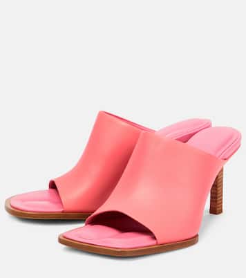 Les Mules Rond Carré leather pumps | Jacquemus