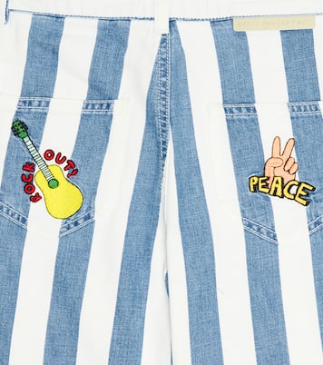 Shorts di jeans a righe | Stella McCartney Kids