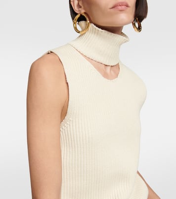 Top in maglia di misto cotone | Jil Sander