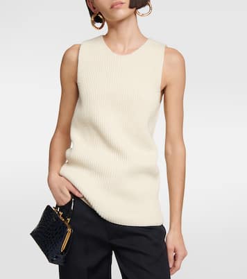 Top in maglia di misto cotone | Jil Sander