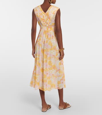 Abito midi Agnes con stampa | Poupette St Barth