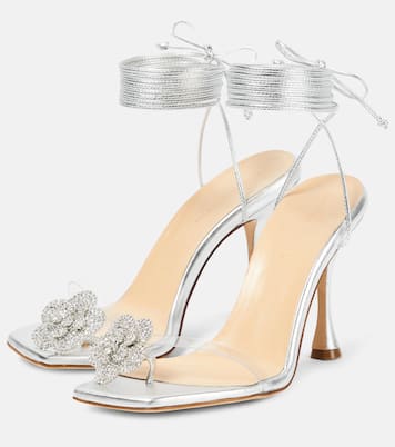 Verzierte Sandalen aus Metallic-Leder | Magda Butrym