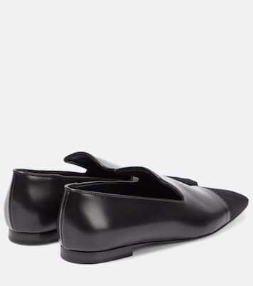 Loafers aus Leder und Kalbshaar | Toteme