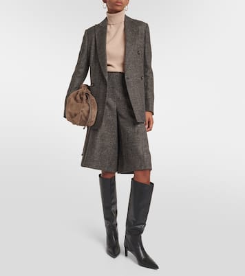 Wool-blend bermuda shorts | Brunello Cucinelli