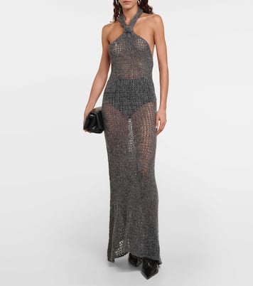 Maxikleid aus einem Alpakawollgemisch | Ann Demeulemeester