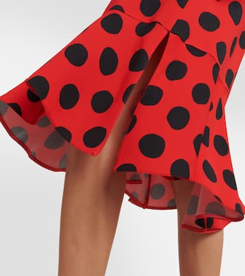Polka dot cady midi dress | Marni