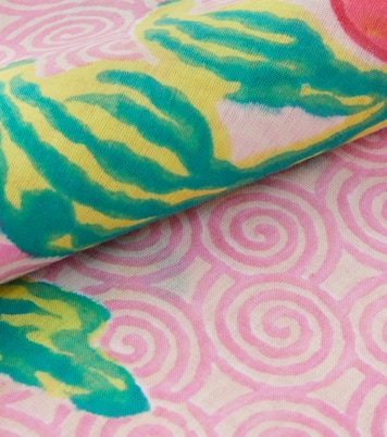 Camelia Magenta set of 4 napkins | Lisa Corti