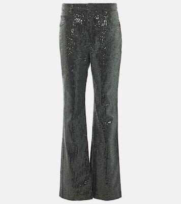 Sequined straight jeans | Rotate