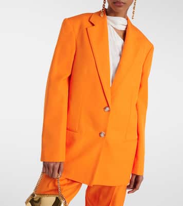 Blazer monopetto in crêpe | Stella McCartney