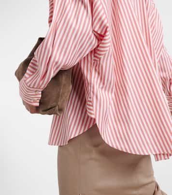 Oversize-Hemd aus Baumwolle und Seide | Brunello Cucinelli