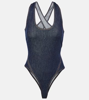Denim bodysuit | Alaïa