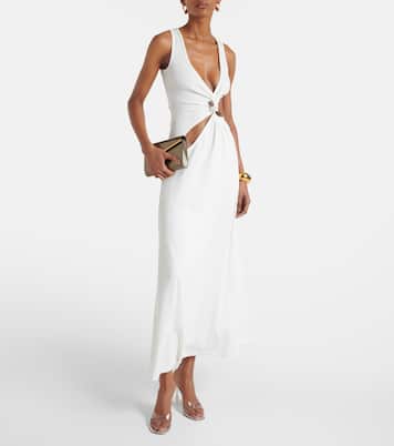 Stone Cavern ribbed-knit cutout maxi dress | Christopher Esber