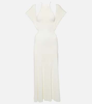 Abito lungo in lana con cut-out | Chloé