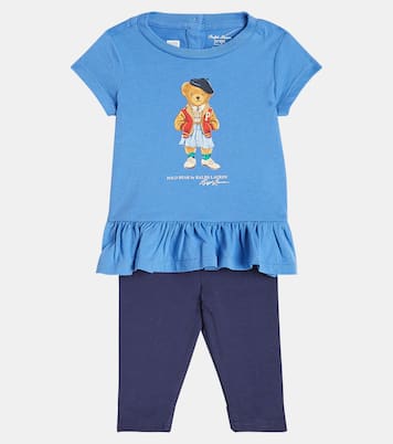 Baby cotton-blend T-shirt and leggings set | Polo Ralph Lauren Kids