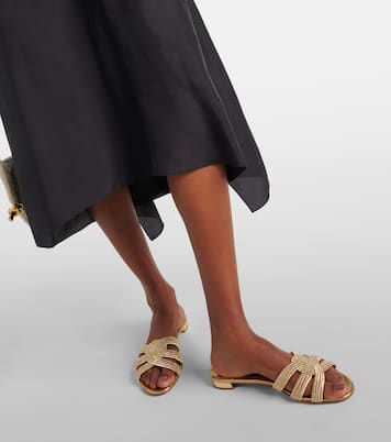 Mules Felix en satin | Aquazzura