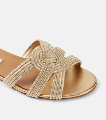 Mules Felix en satin | Aquazzura