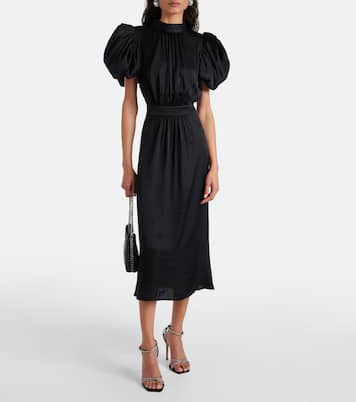 Dawnana embellished puff-sleeve gown | Rotate