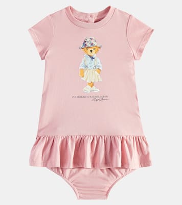 Baby Polo Bear dress and bloomers set | Polo Ralph Lauren Kids