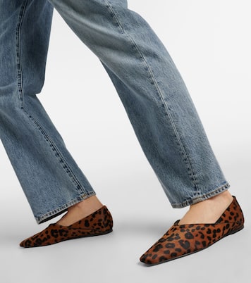 Everyday calf hair slip-on shoes | Toteme