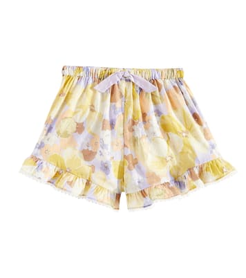 Shorts Pop de algodón con volantes | Zimmermann Kids