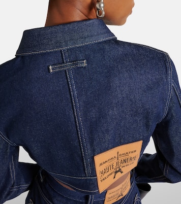 Chaqueta cropped Conical de denim | Jean Paul Gaultier