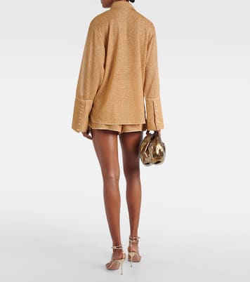 Camisa Lumière de lamé | Oséree