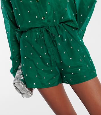 Shorts Gem in cotone e seta | Oséree