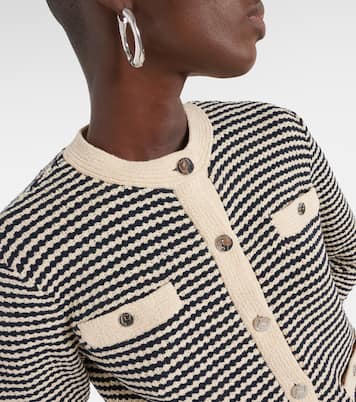 Cárdigan Kendra de croché de algodón | Tory Burch