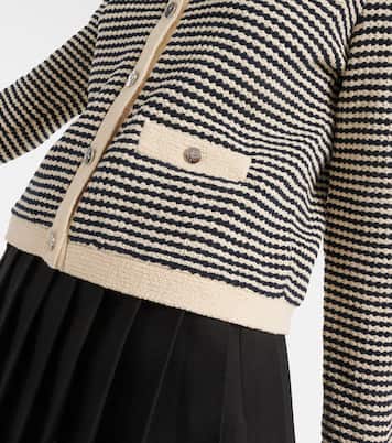 Cárdigan Kendra de croché de algodón | Tory Burch