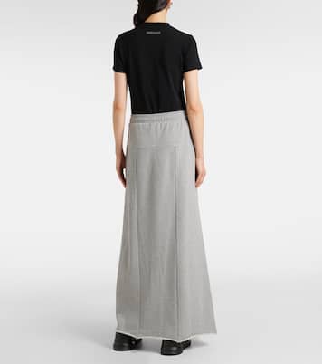 Maxirock Molleton aus einem Baumwollgemisch | Vetements