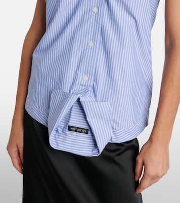 Top rayé en coton | Balenciaga
