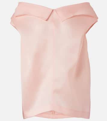 Top Selly in gazar di seta | Khaite