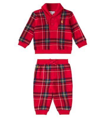 Bebé - chándal de mezcla de algodón a cuadros | Polo Ralph Lauren Kids