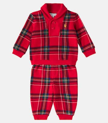 Bebé - chándal de mezcla de algodón a cuadros | Polo Ralph Lauren Kids
