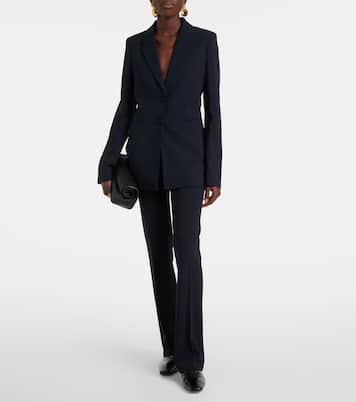 Bennet wool-blend crêpe blazer | Fforme