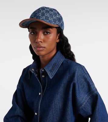 Casquette GG Canvas en denim | Gucci