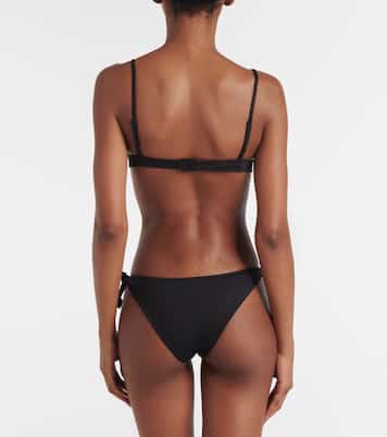 Top bikini con applicazione floreale | Coperni
