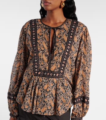 Blusa Gayle in voile di cotone | Marant Etoile