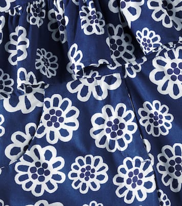 Top e shorts in cotone con stampa | Fábula