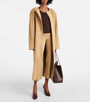 Leggings JP Twenty flared in suede | Stouls