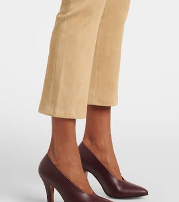Leggings JP Twenty flared in suede | Stouls