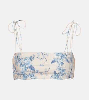 Top de bikini Primavera floral | Agua by Agua Bendita