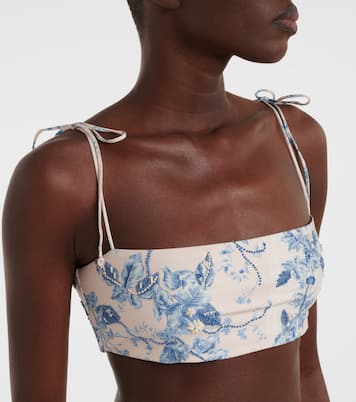 Top de bikini Primavera floral | Agua by Agua Bendita