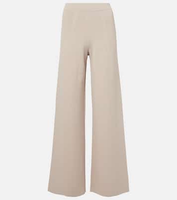 Pantaloni a gamba larga Assiro in crêpe | Max Mara