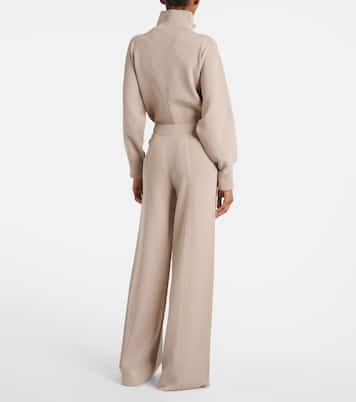 Pantaloni a gamba larga Assiro in crêpe | Max Mara
