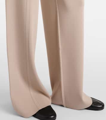 Pantaloni a gamba larga Assiro in crêpe | Max Mara