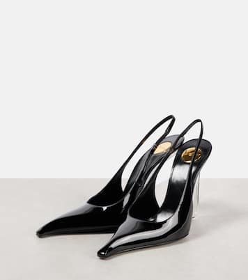 Escarpins compensés Miller 110 en cuir | Saint Laurent
