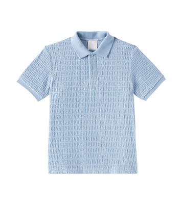 قميص بولو من جاكار قطن تيري 4G | Givenchy Kids