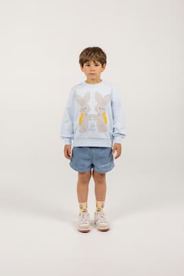 Felpa Bunnies in jersey di cotone | Tinycottons